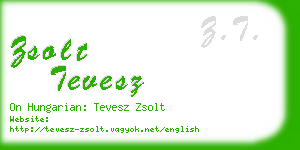 zsolt tevesz business card